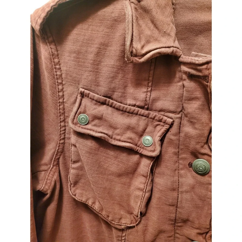 Free People Not Your Brothers Surplus Jacket‎ Sz Small Field Utility Military